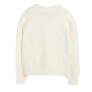 Pull Blanc Femme Teddy Smith Keith vue 2