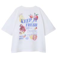 T-shirt Blanc Fille Name it Tafina vue 2