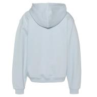 Sweat Bleu Clair Femme Schott SWHBRODEDW vue 2