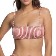 Haut de Bikini Marron/Blanc rayures Femme Roxy Sandy vue 3