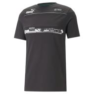 T-shirt Noir Homme Mercedes AMG V6 Puma F1 Team 538450 pas cher