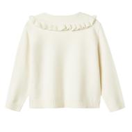 Pull Blanche à Broderies Fille Name it Nelinda vue 2