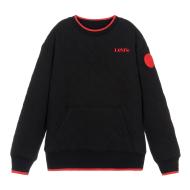 Sweat Noir Garçon Levi's 9ED538 pas cher