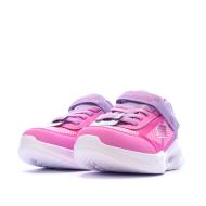 Baskets Roses/Mauves Fille Skechers Sola Glow vue 6