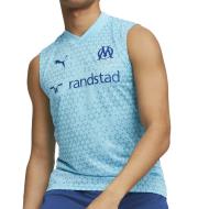 OM Maillot d'entraînement de football Bleu Homme Puma 23/24 pas cher