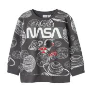 Sweat Gris Garçon Name it Daim Nasa