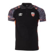 FC Lorient Polo Noir/Gris Homme Umbro pas cher