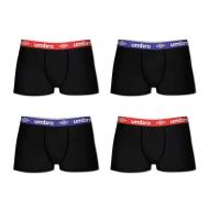 Lot De 4 Boxer Noir/Bleu/Rouge Homme Umbro CLASS4 vue 2