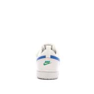 Baskets Blanches/Bleu Garçon Nike Court Borough Low 2 vue 3