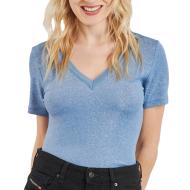 T-shirt Bleu Femme Morgan Diwi