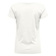 Camiseta blanca/negra para mujer JDY Paris ver 2