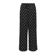 Pantalon fluide Beige/Noir à pois Femme JDY Ebbie