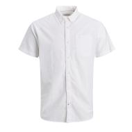 Chemisette Manches Courtes Blanche Homme Jack & Jones Hoxford