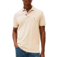Polo Beige Homme Tommy Hilfiger Placket pas cher