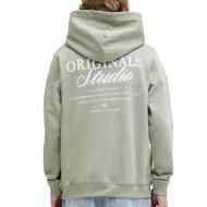 Jack & Jones Norrebro Typo Boys’ Green Sweatshirt Photo of the Espace des Marques %store% store - view of %key%