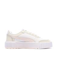 Baskets Blanc/Rose/Ecru Femme Puma Carina Mia vue 2