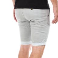 Short Gris Clair/Blanc Homme Paname Brothers FLORENCE vue 2