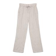 Pantalon Toile Beige/Blanc Femme Vero Moda Line