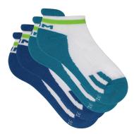 x2 Paires de Chaussettes Blanc/Bleu Garçon Dim D0B47 pas cher