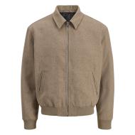 Veste Beige Homme Jack & Jones Cover Bomber pas cher