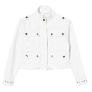 Veste Blanche Fille Teddy Smith Lorrain pas cher