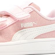 Baskets Roses à paillette Fille Puma Smash Glitz Glam vue 7