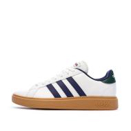 Baskets Blanches/Marines Homme Adidas Grand Court Base 2.0 pas cher