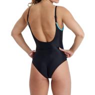 Maillot de bain 1 pièce Noir/Violet Femme Arena Francy Strap B Placement B vue 2