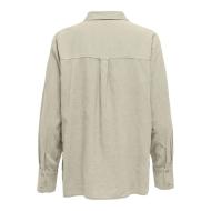 Chemise Beige Femme JDY Linen vue 2