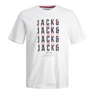 T-shirt Blanc Garçon Jack & Jones Delvin