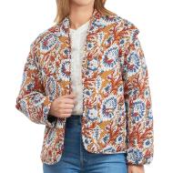 Vestes légères à fleurs Orange/Bleu Femme Kaporal SONIA pas cher