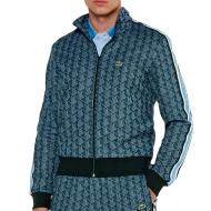 Veste Zippé Vert/Bleu Homme Lacoste SH1368 pas cher