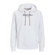 Sweat à Capuche Blanc Homme Jack & Jones Henry pas cher