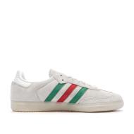 Baskets Grises/Vertes/Rouges Homme Adidas Samba vue 2