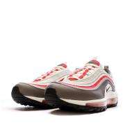 Baskets Blanches/Grises/Rouges Garçon Nike Air Max 97 Bg vue 6
