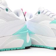 Basket Blanche/Roses/Turquoises Femme Puma R78 Disrupt vue 7