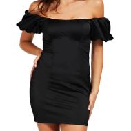 Robe Noir Femme Guess Josephine pas cher