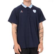 Aviron BayonnaisPolo Marine Homme Le Coq Sportif Présentation pas cher