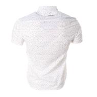 Chemise Blanche/Marine/Vert Homme Teddy Smith Cut Mc 10711556D vue 2