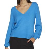Pull Bleu Femme Vila Viril Rev