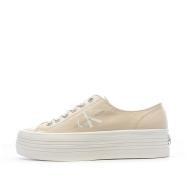 Baskets Beige Femme Calvin Klein Jeans Flatform pas cher