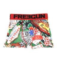 Boxer Vert/Rouge Garçon Freegun VEGAS pas cher