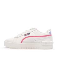 Baskets Blanches/Roses Fille Puma Jada 395599 pas cher