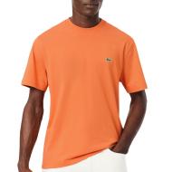 T-Shirt Orange Homme Lacoste Essentiel