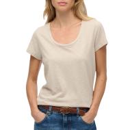 T-shirt Beige Femme Superdry Studios Scoop pas cher