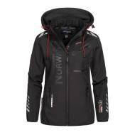 Parka Softshell Noire Femme Geographical Norway Reine pas cher