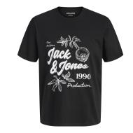 T-Shirt Noir Homme Jack & Jones Arri