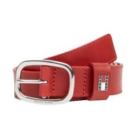 Ceinture Rouge Femme Tommy Hilfiger Oval pas cher