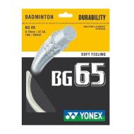Cordage de badminton Bg 65 Jauge Blanc pas cher