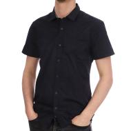 Chemise Marine/Noire Homme Teddy Smith Cut MC pas cher